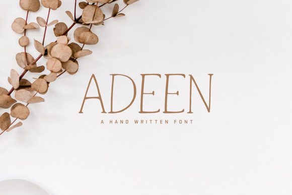 Adeen: A Whimsical Handwritten Font for Web Design