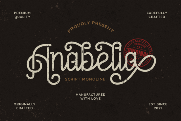 Anabelia: A Delicate Handwritten Font for Editorial Design