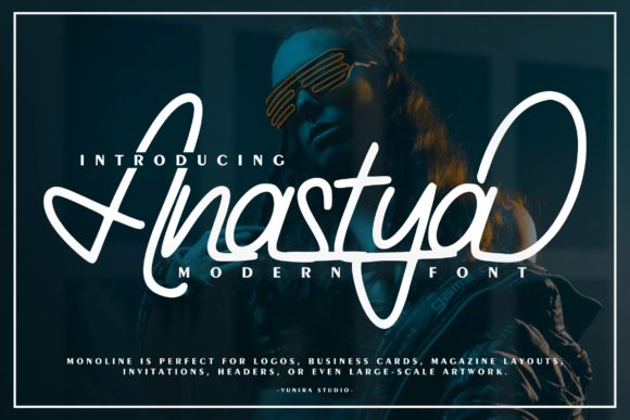Anastya: A Handwritten Font for Modern Web Design