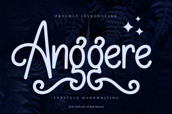Anggere: A Sweet Handwritten Font for Brand Identity