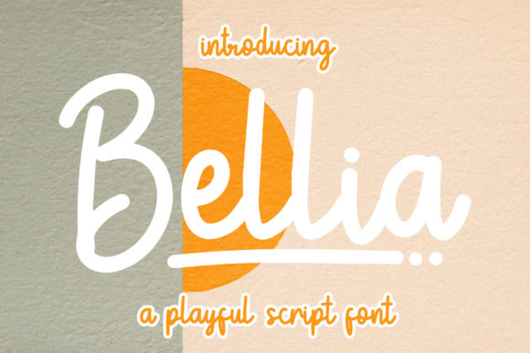 Bellia: A Handwritten Font for Editorial Design