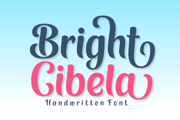 Bright Cibela: A Whimsical Handwritten Font Review