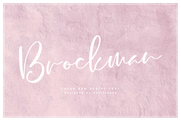 Brockman: A Timeless Handwritten Font for Branding