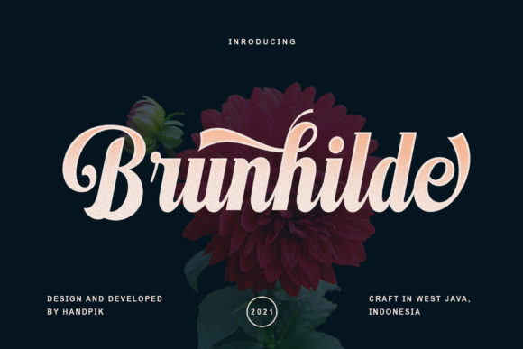 Brunhilde: A Modern Handwritten Font for Web Design