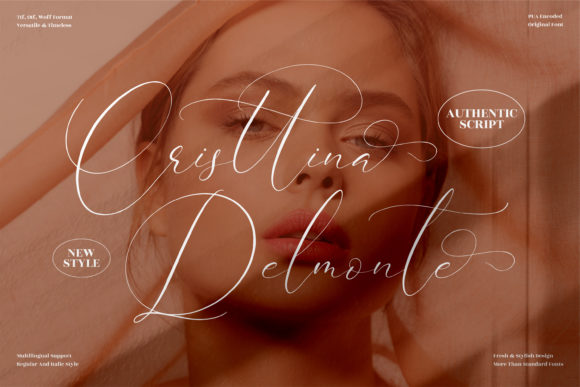 Cristtina Delmonte: A Premium Script Font for Web Design