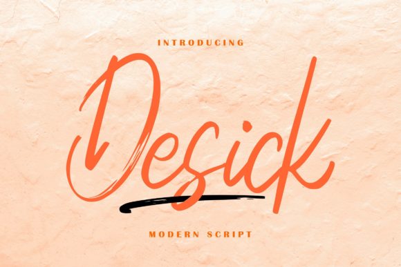Desick: The Handwritten Font for High-Impact Campaigns
