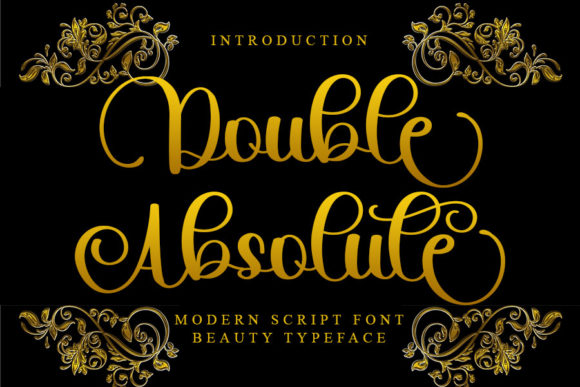 Double Absolute: A Luxury Handwritten Font for Makers