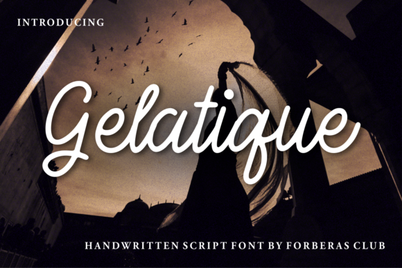 Gelatique: A Vintage Script Font for Your Brand