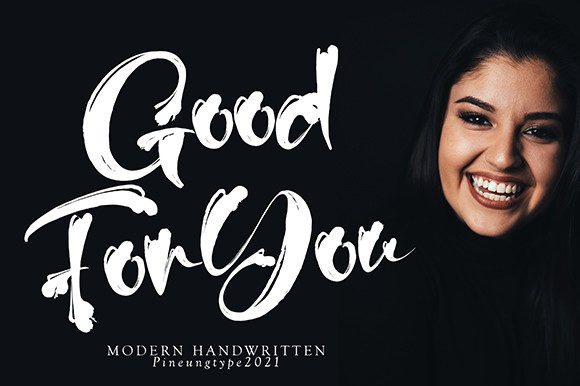 Good for You: A Versatile Script Font for Editorial Design