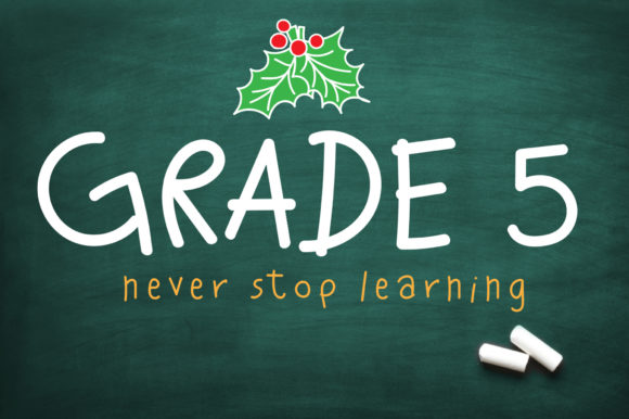 Grade 5: A Handwritten Font for Editorial Warmth