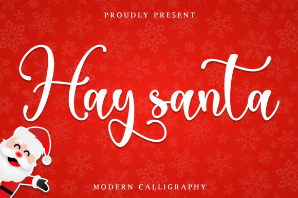 Hay Santa: A Handwritten Font for Campaigns