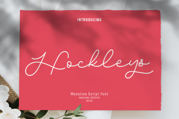 Hockleys: A Graceful Script Font for Your Brand