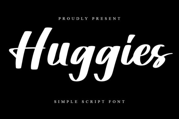 Huggies: A Trendy Handwritten Font for Modern Marketing