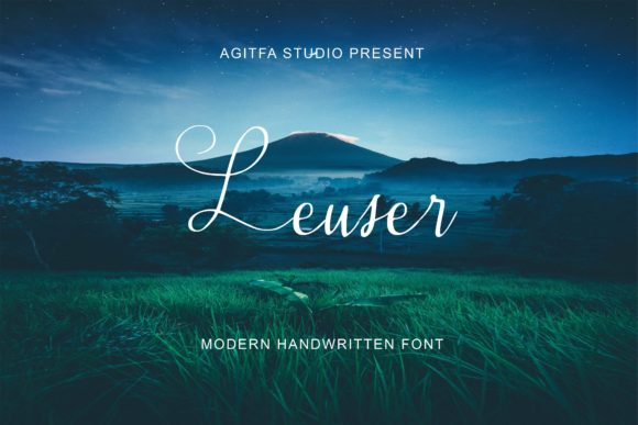 Leuser: A Refined Script Font for Makers