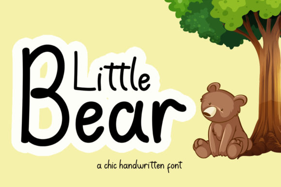 Little Bear: A Handwritten Font for Campaigns