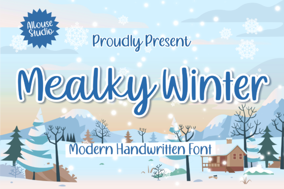 Mealky Winter: A Handwritten Font for Web Design