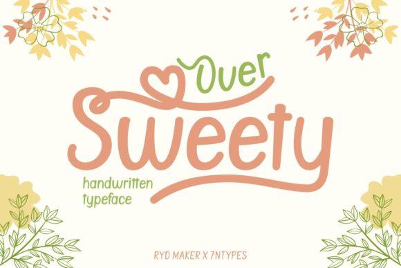 Over Sweety: A Refined Script Font for Editorial Design