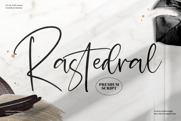 Rastedral: The Versatile Script Font for Marketers
