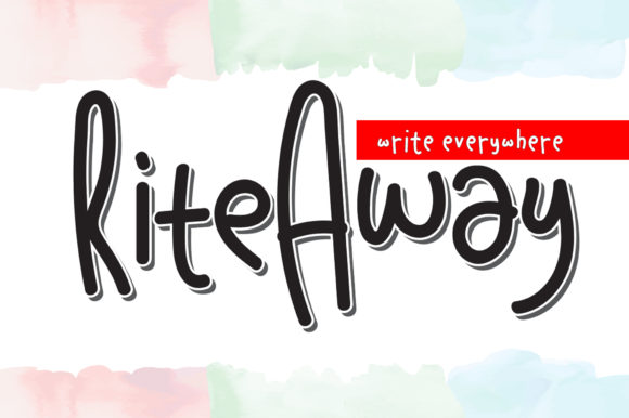 Rite Away: A Handwritten Font for Marketers