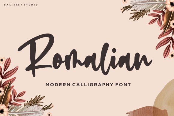 Romalian: An Elegant Script Font for Editorial Design