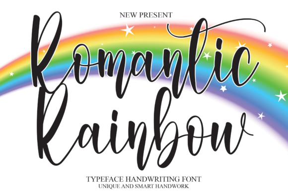 Romantic Rainbow: A Refined Script Font for Editorial Design