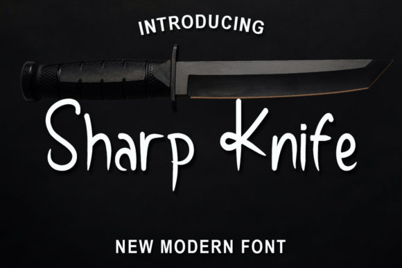 Sharp Knife: A Sweet Handwritten Font for Brand Identity