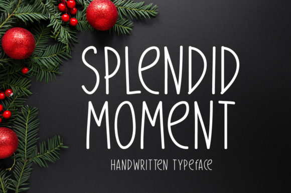 Splendid Moment: A Handwritten Font for Your Brand