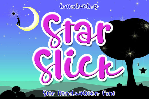 Star Slick: A Chic Handwritten Font for Modern Editorial Design