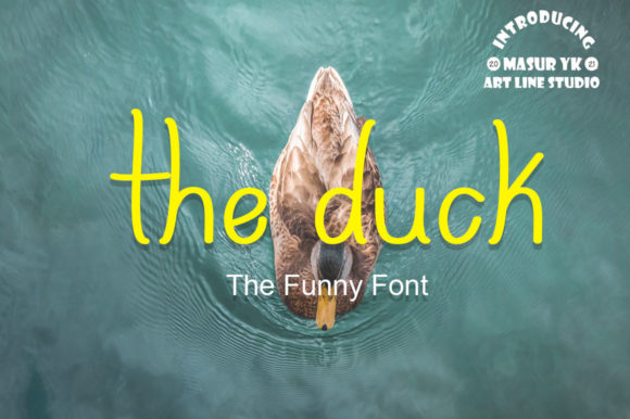 The Duck: A Handwritten Font for Small Business Branding