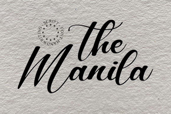 The Manila: A Whimsical Script Font for Your Brand